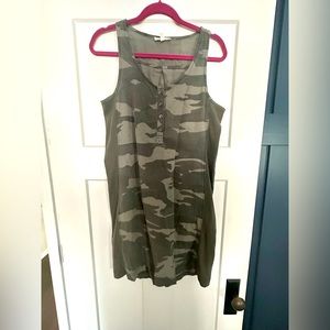 Splendid Camo Tank Dress